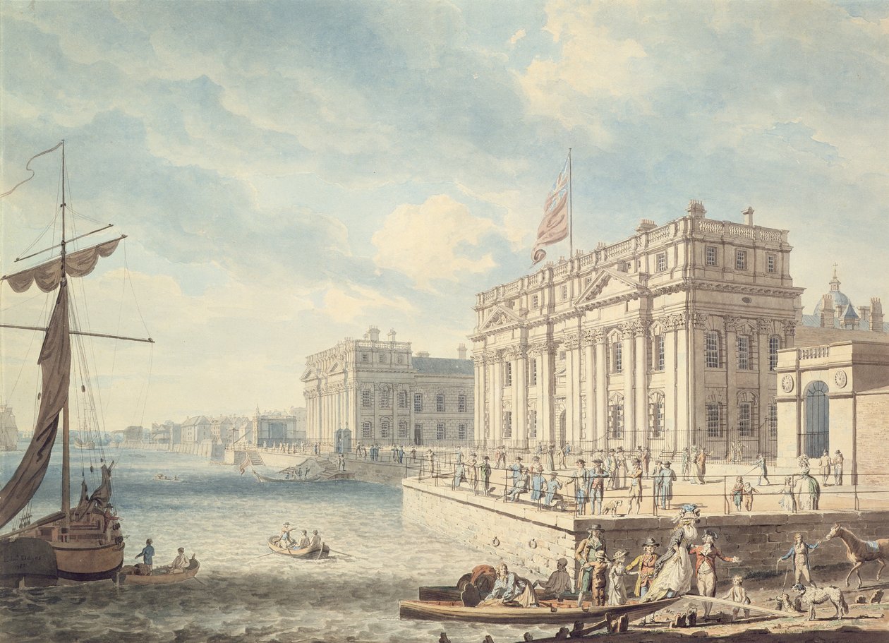 Greenwichská nemocnice od Edward Dayes