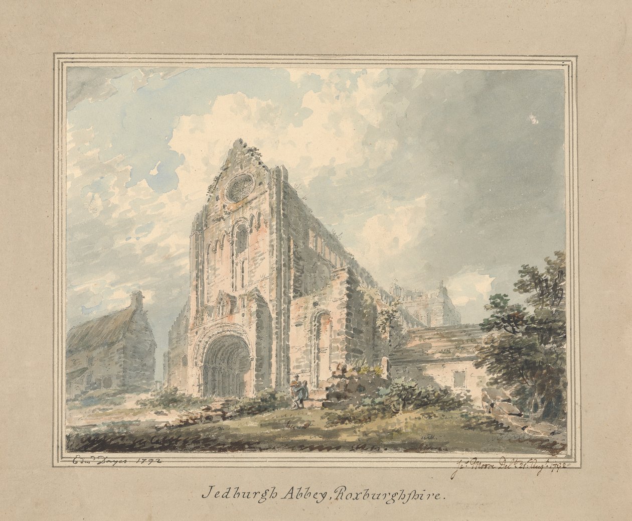 Jedburgh Abbey, Roxburghshire od Edward Dayes