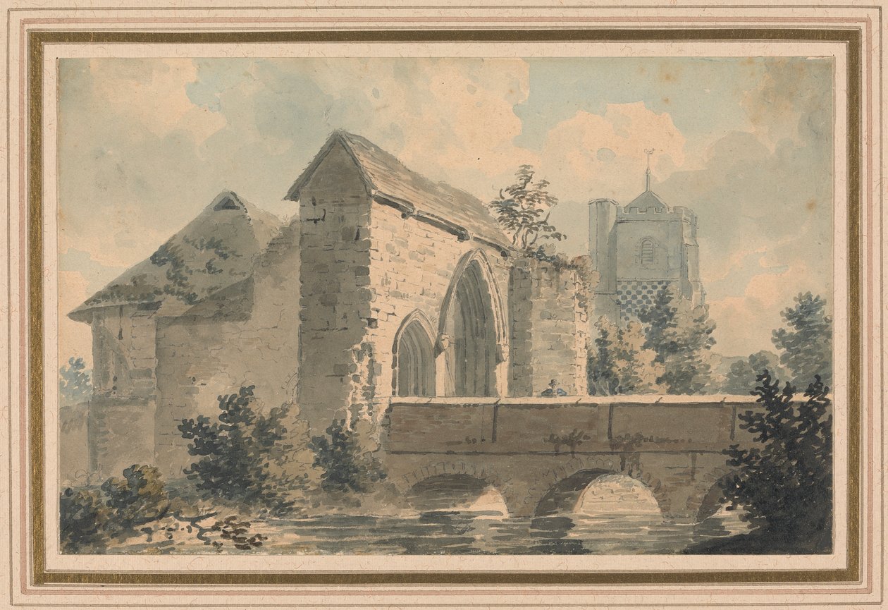 Abbey Waltham, Essex od Edward Dayes