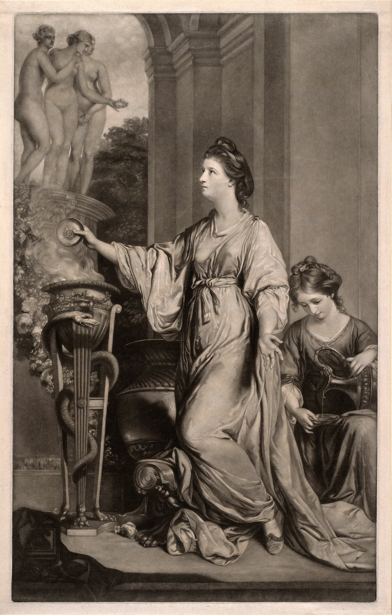 Lady Sarah Bunbury od Edward Fisher