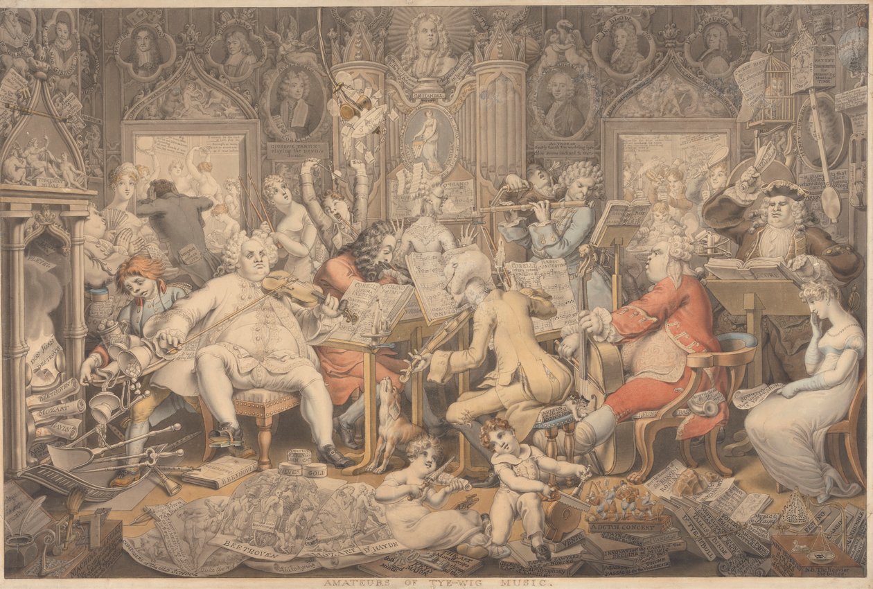Amatéři The-Wig Music od Edward Francis Burney