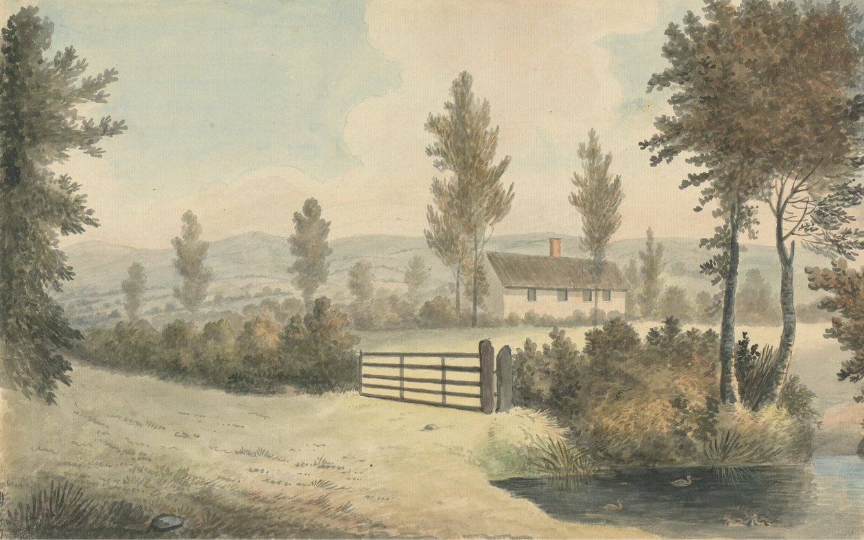 Pohled na Rympton od Edward Francis Burney