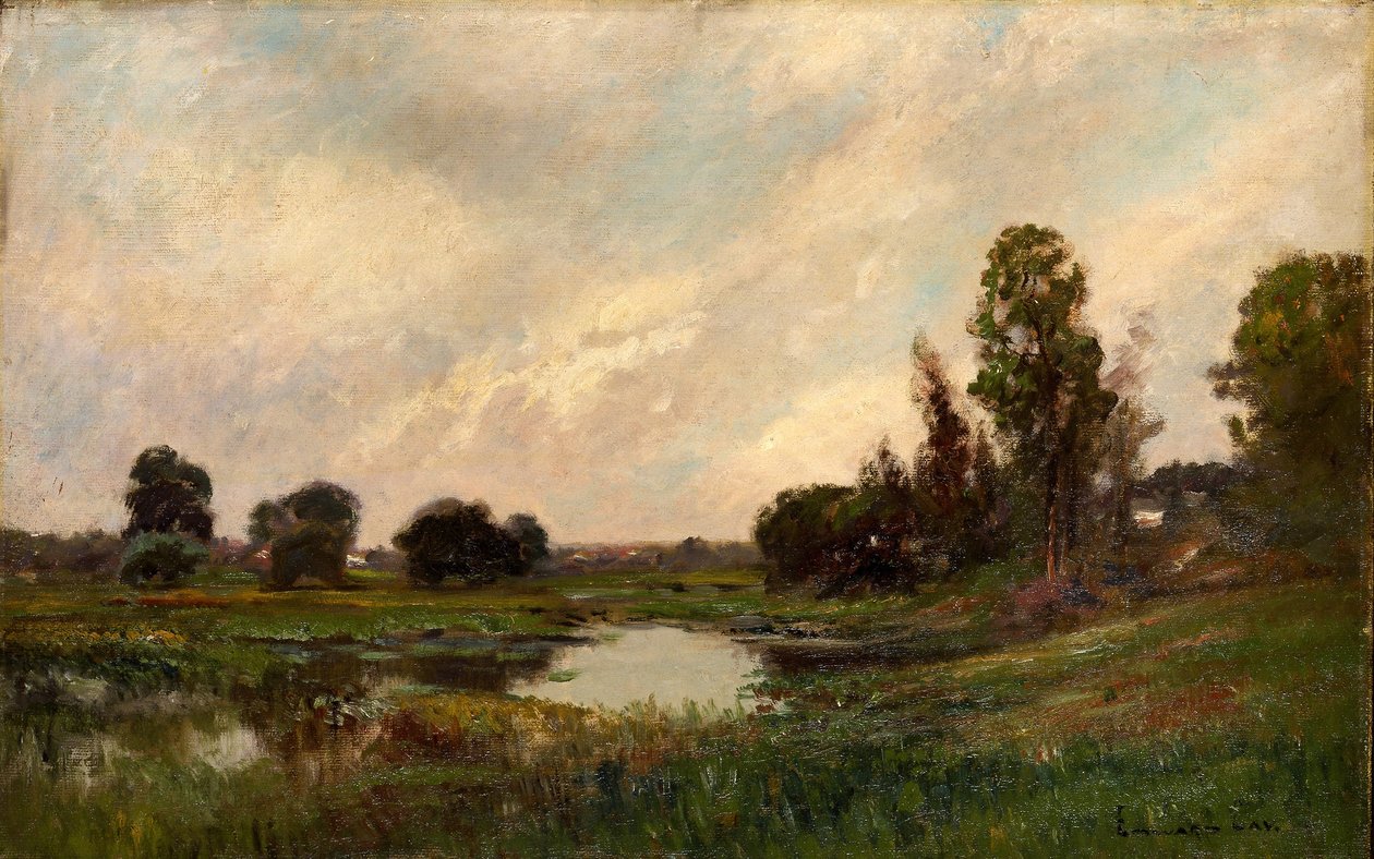 Řeka, Sound Beach, Connecticut od Edward Gay