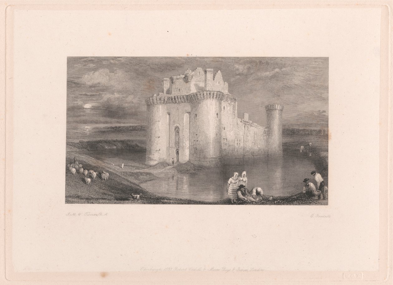 Hrad Caerlaverock od Edward Goodall