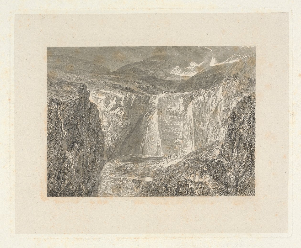Fall of the Tees od Edward Goodall