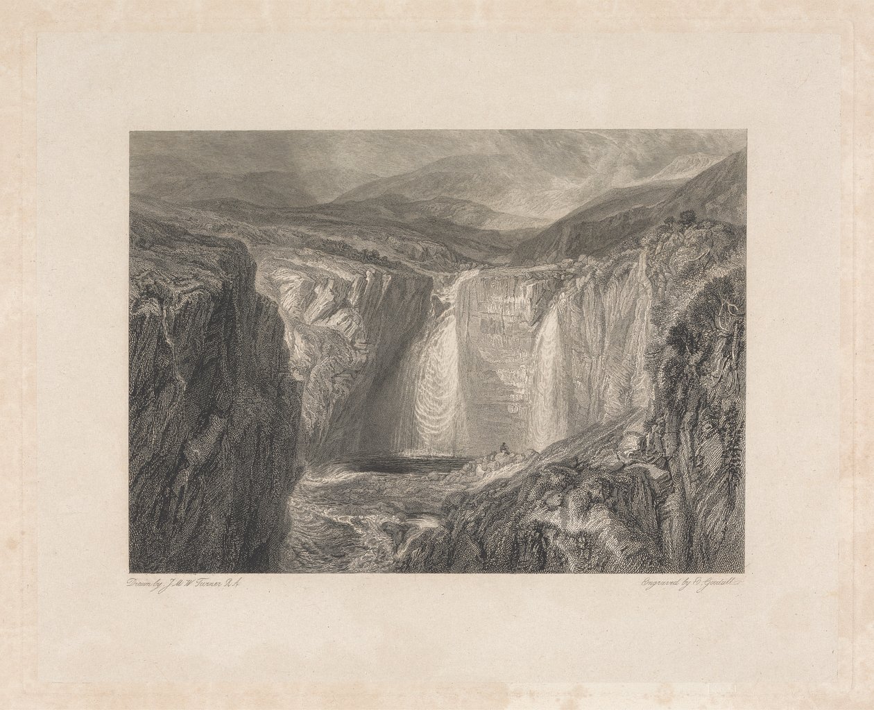 Fall of the Tees od Edward Goodall