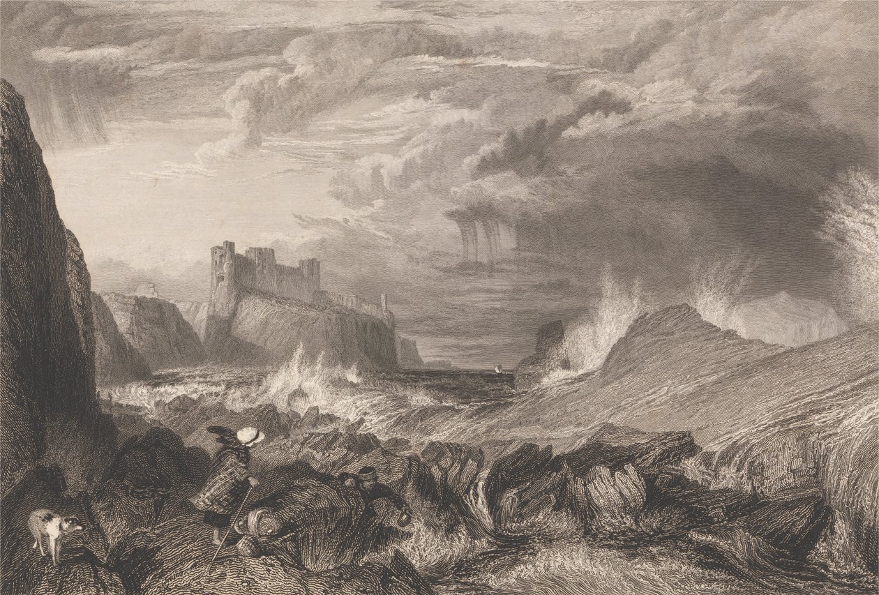 Hrad Tantallon od Edward Goodall