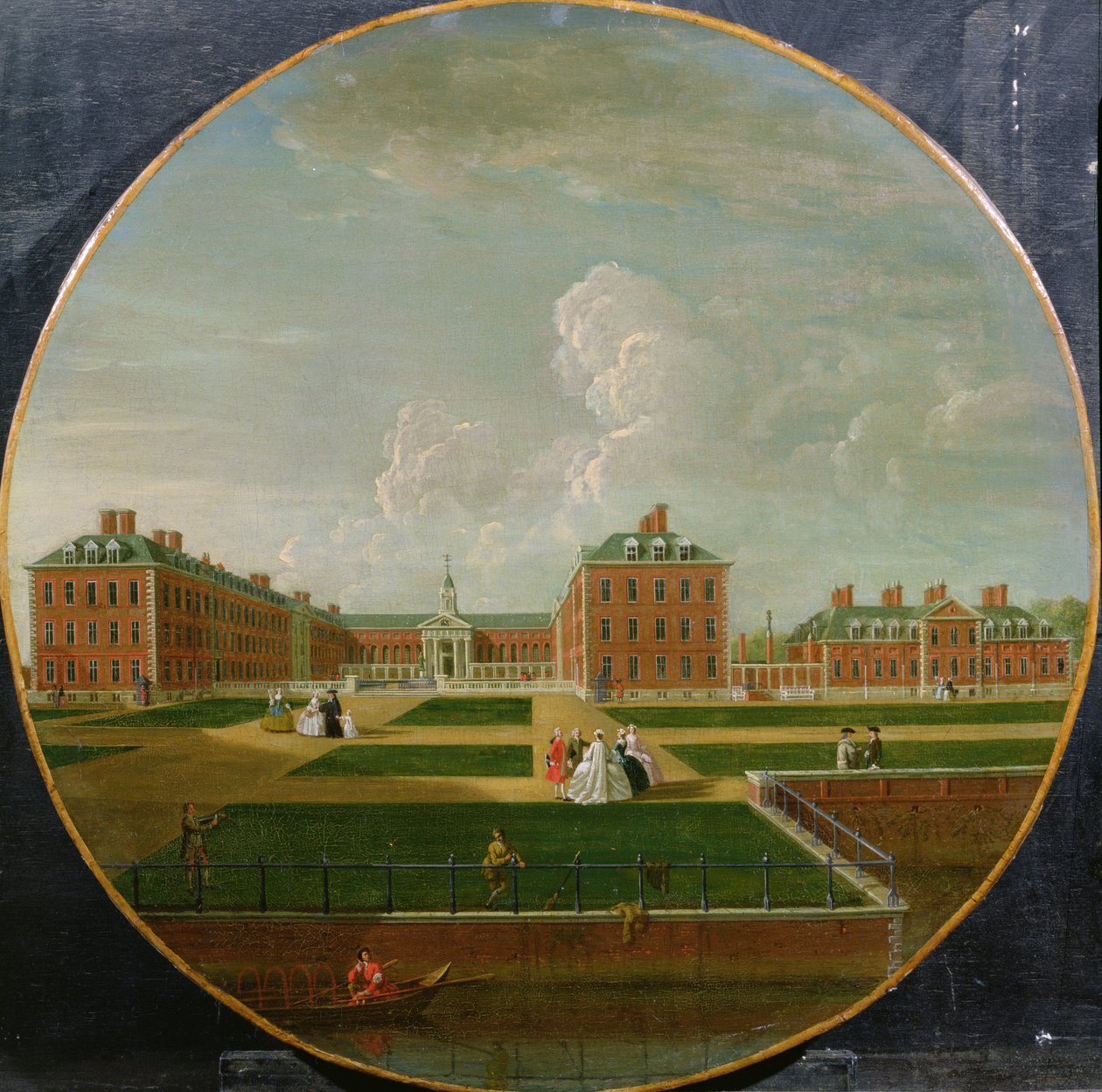 Nemocnice Chelsea, kolem roku 1746 od Edward Haytley