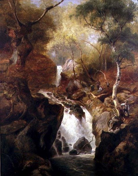 Vodopád lesem od Edward Henry Holder
