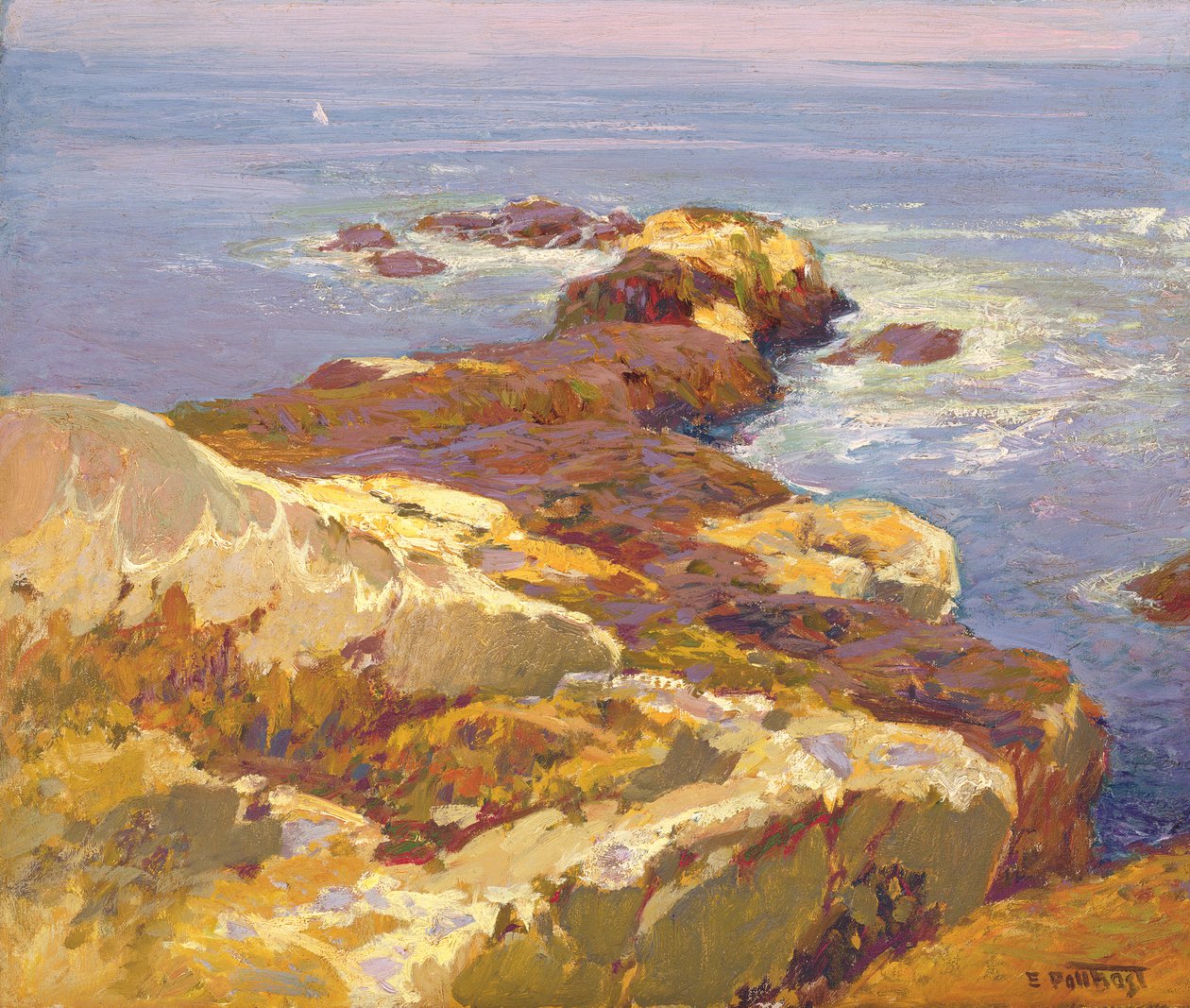 Skály a moře od Edward Henry Potthast