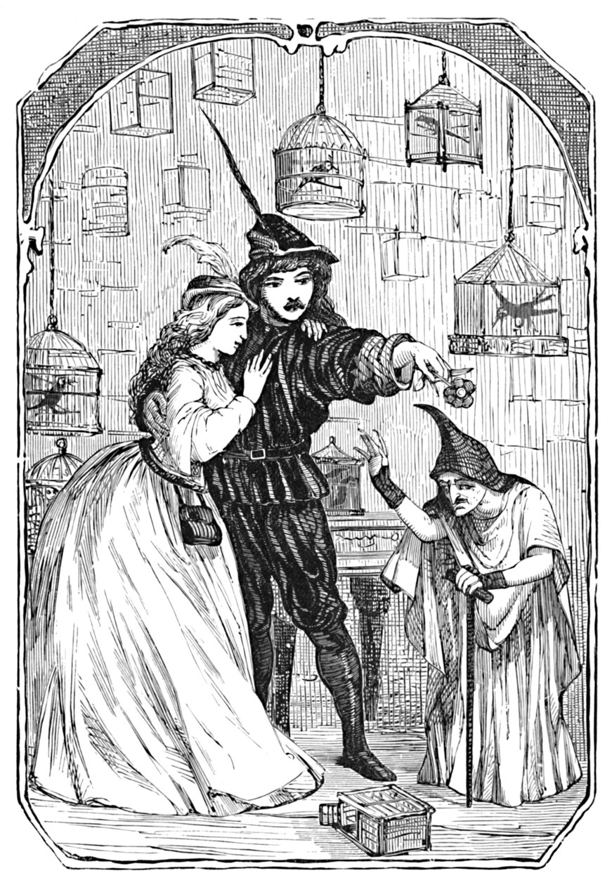 Jorinde a Joringel, 1901 od Edward Henry Wehnert