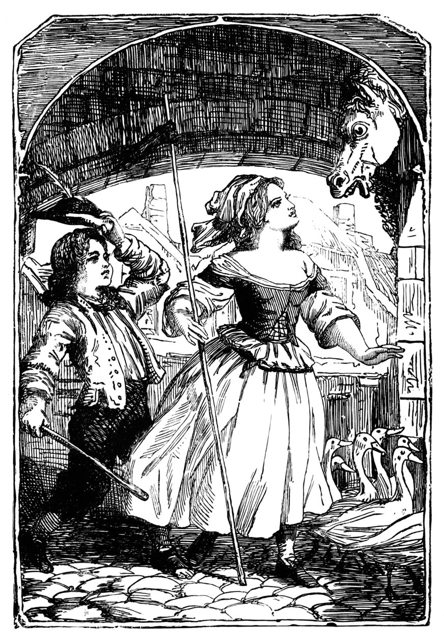 Husí dívka, 1901 od Edward Henry Wehnert