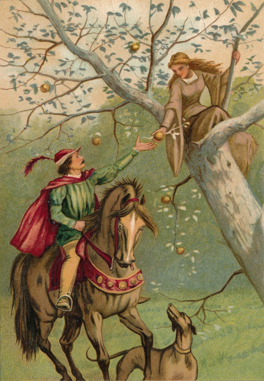 Two-Eyes and the Knight, 1901 od Edward Henry Wehnert