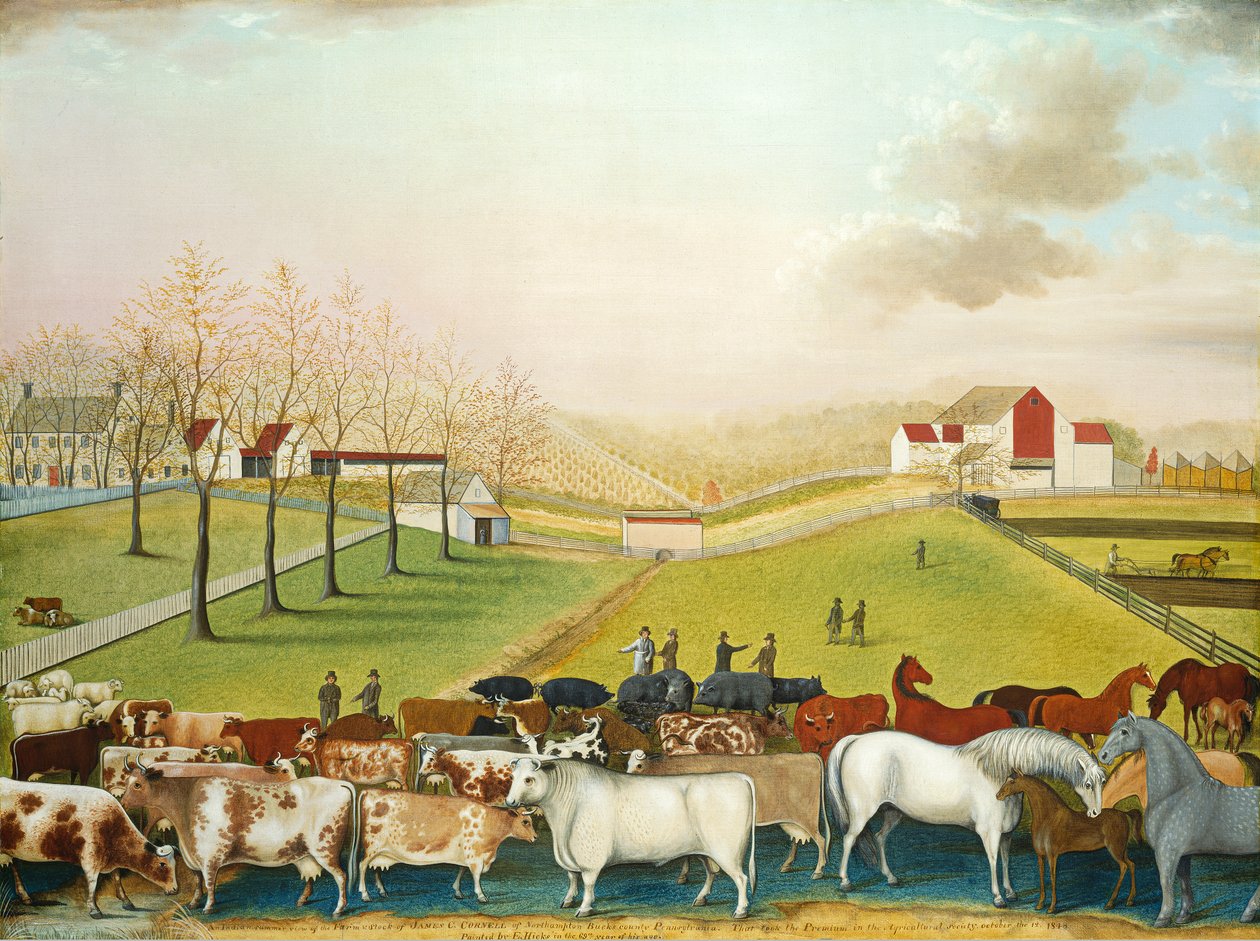 Cornellova farma od Edward Hicks