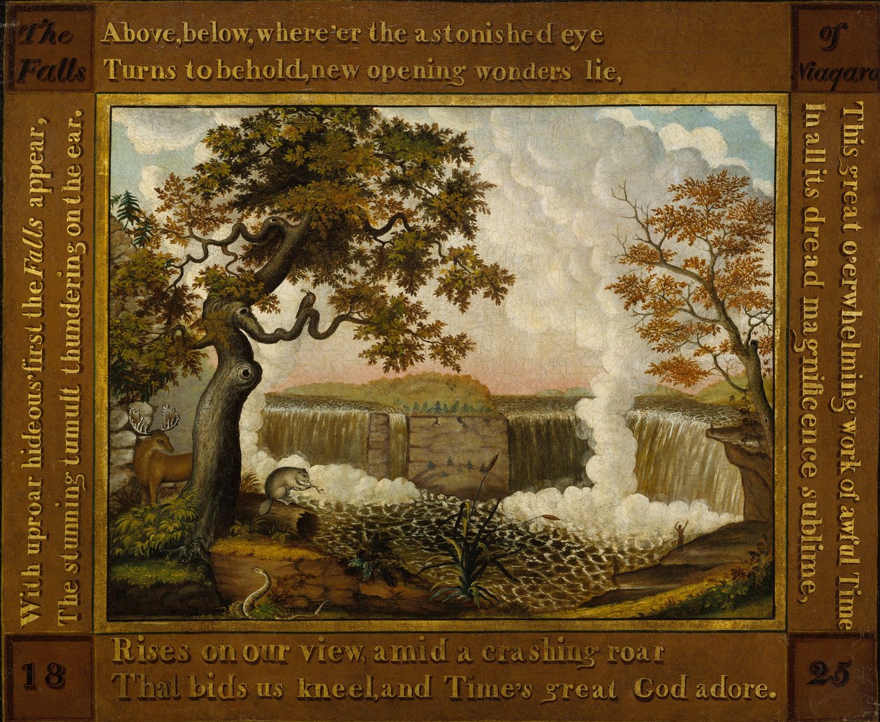Niagarské vodopády, ca. 1825. od Edward Hicks