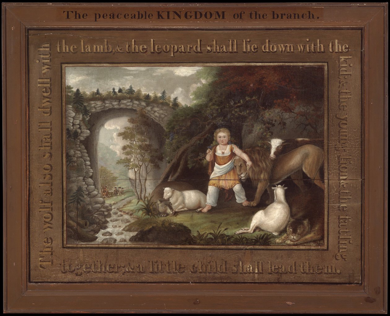 Peaceable Kingdom of Branch, c.1825-30 od Edward Hicks