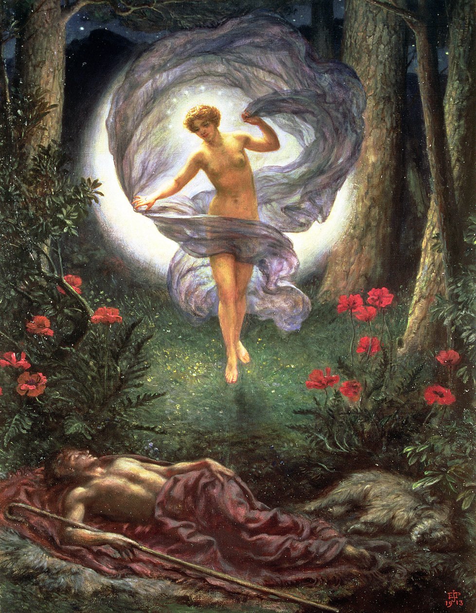 Vize Endymionu od Edward John Poynter