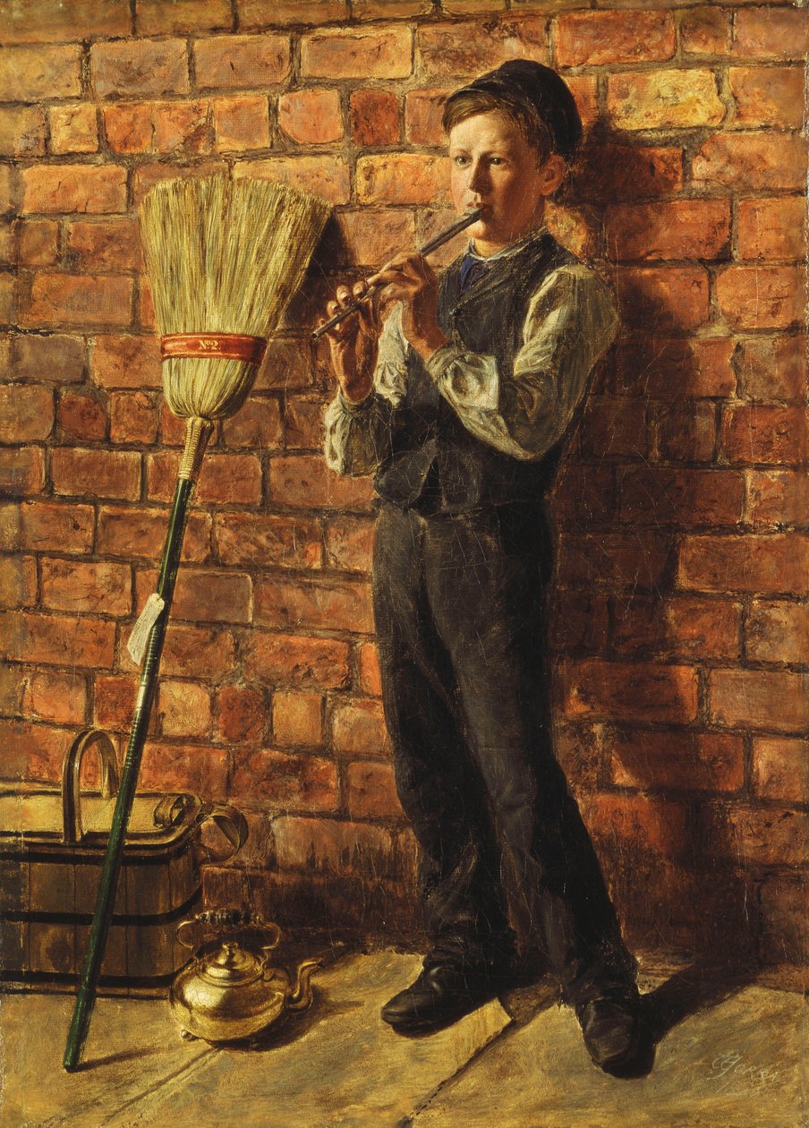 Hudba versus dílo, 1864 od Edward Joseph Worrall