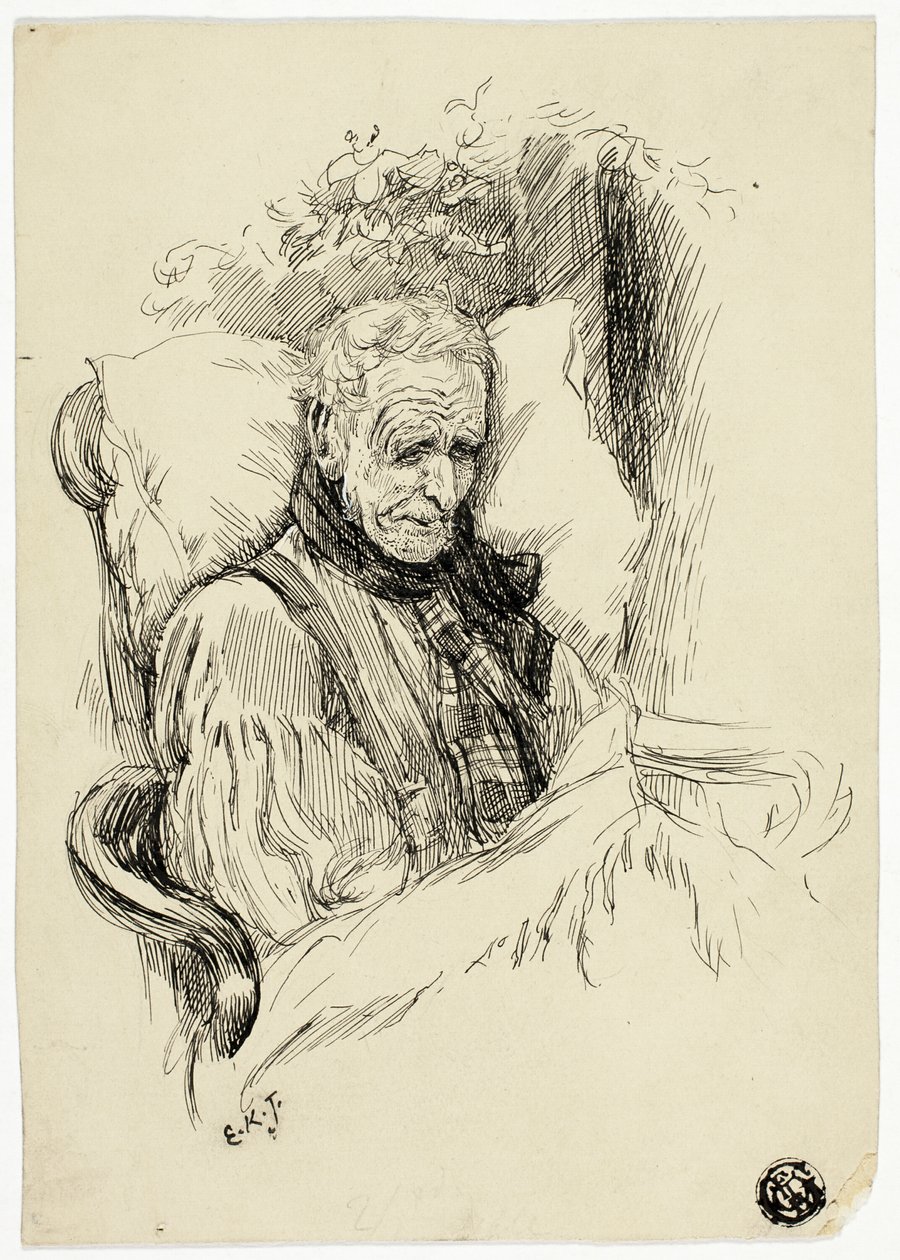 Umírající stařec od Edward Killingworth Johnson