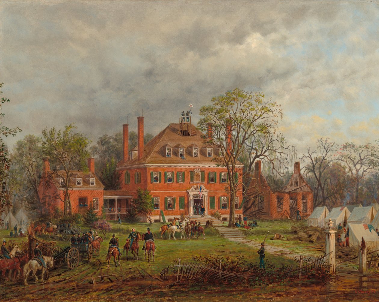 The Old Westover House, 1869. od Edward Lamson Henry