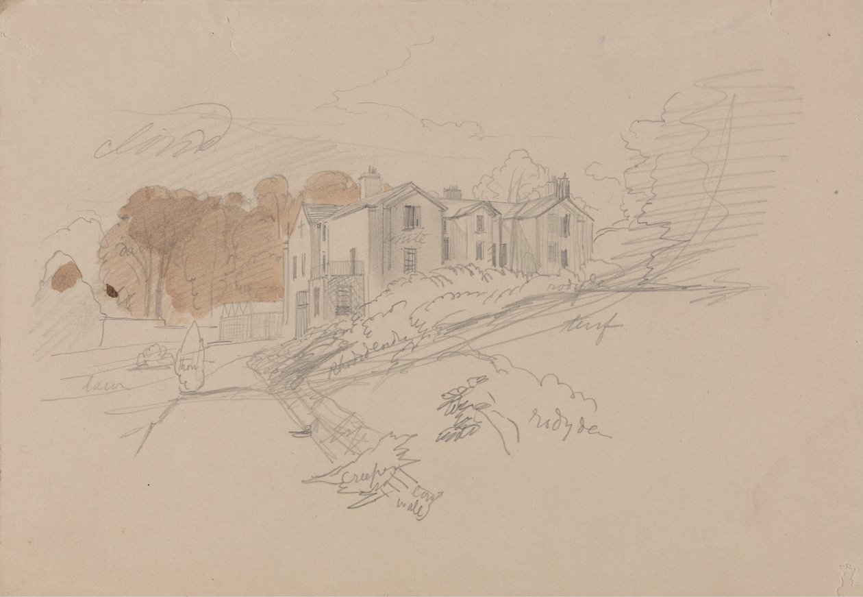 Venkovský dům od Edward Lear