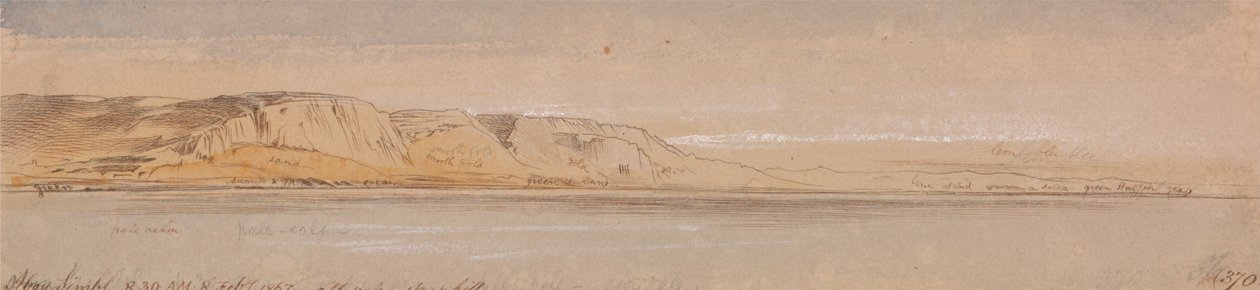 Abú Simbel od Edward Lear