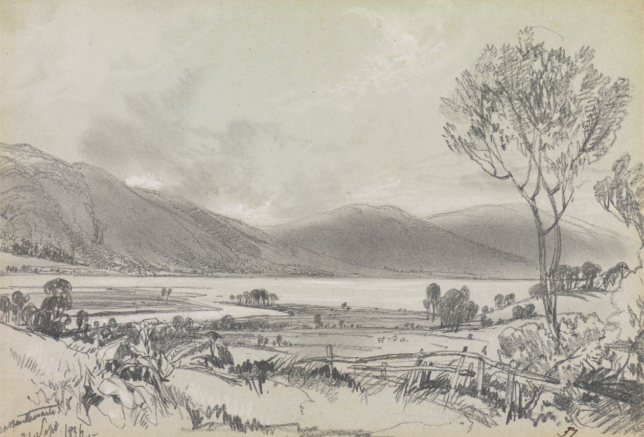 Bassenthwaite od Edward Lear