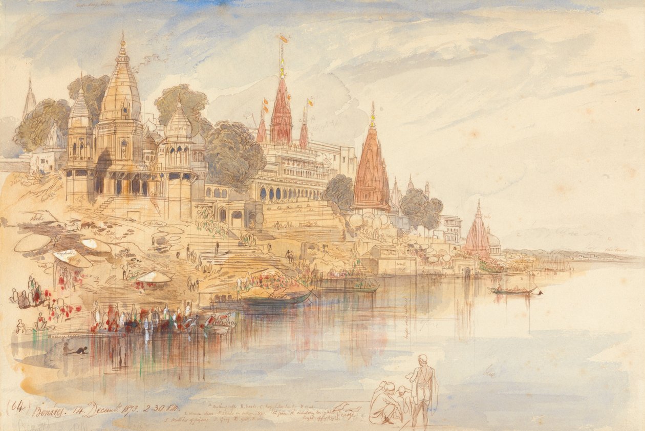 Benáres od Edward Lear
