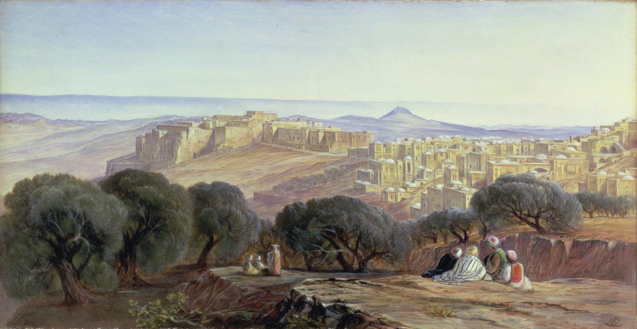 Betlém, 1879 od Edward Lear
