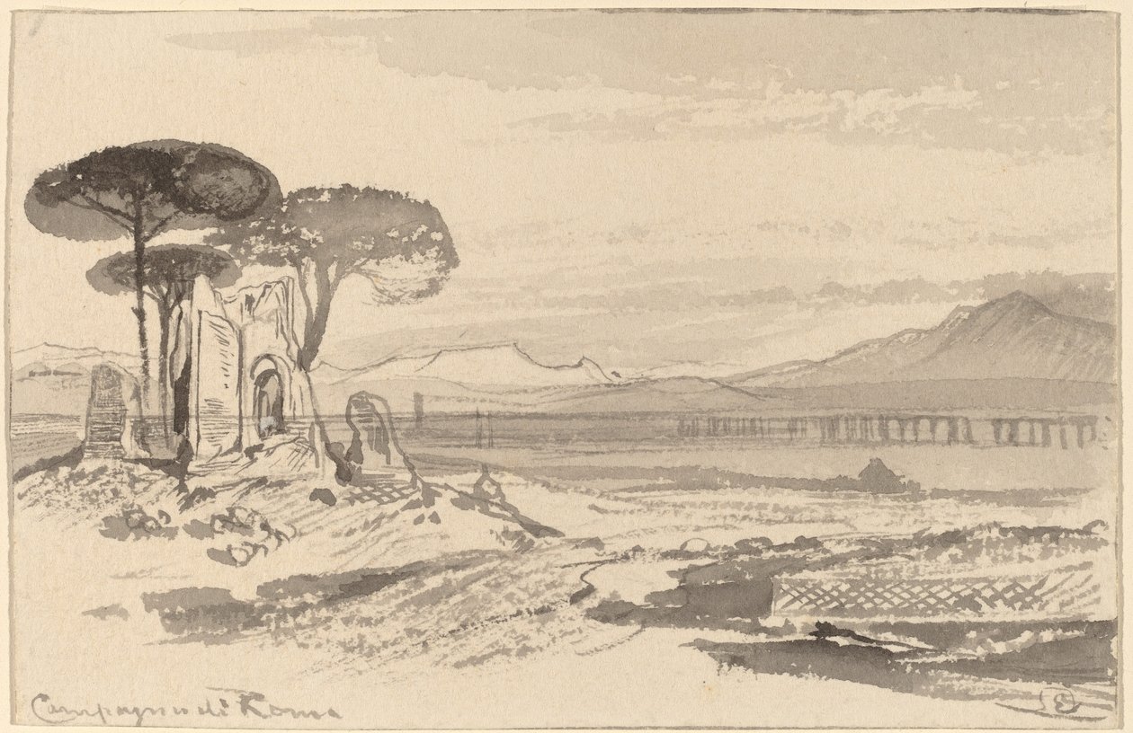 Římské tažení, 18841885. od Edward Lear