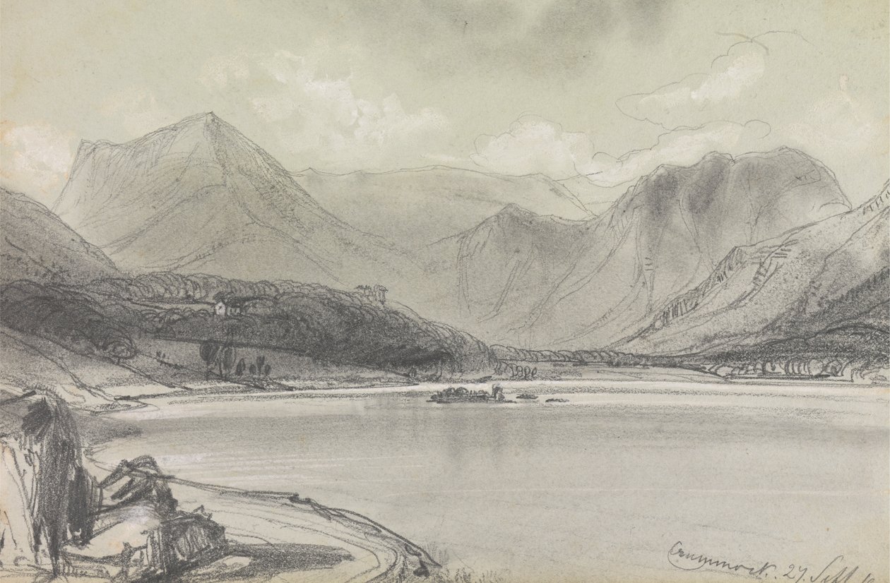 Crummock Voda od Edward Lear