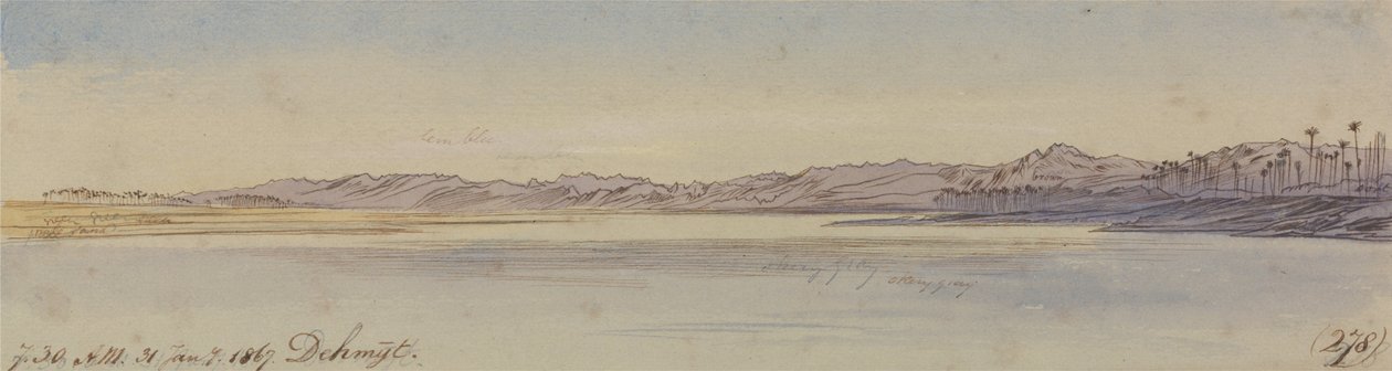 Dehmyt, 7:30, 31. ledna 1867 (278) od Edward Lear