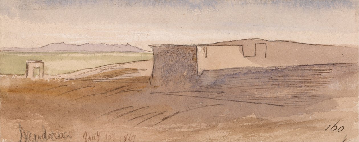 Dendera od Edward Lear