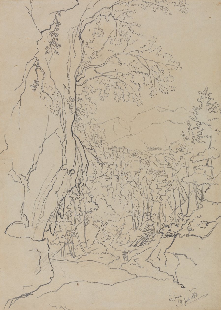 La Cava, 19. července 1838 od Edward Lear