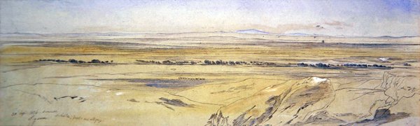 Lycaion, Arkádie od Edward Lear