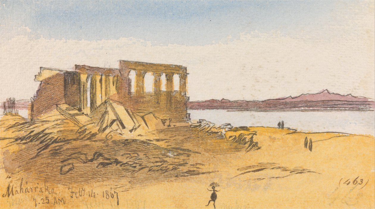 Maharraka, 7:25, 14. února 1867 (463) od Edward Lear