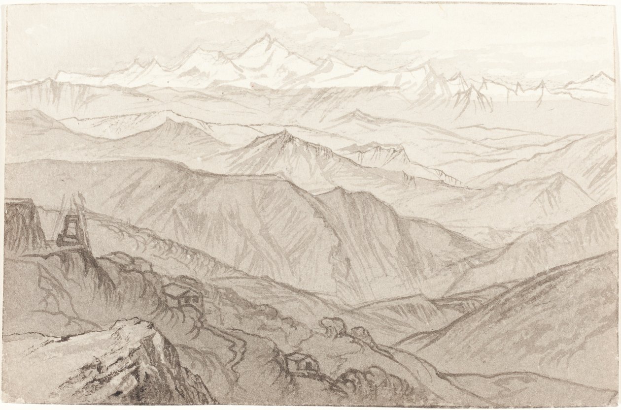 Mount Kinchinjunga (All Things Fair) od Edward Lear