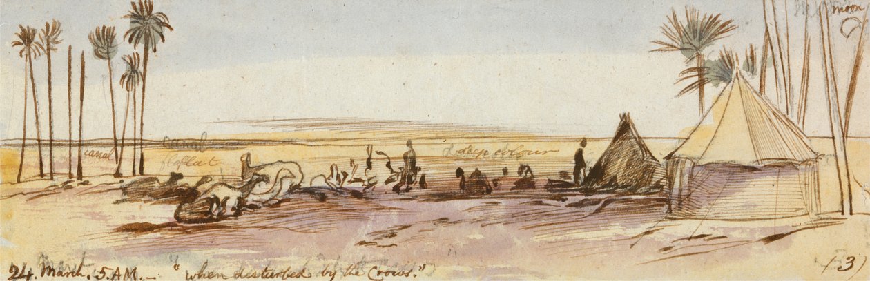 Poblíž Belbeis od Edward Lear