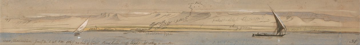 Poblíž Maimoun od Edward Lear