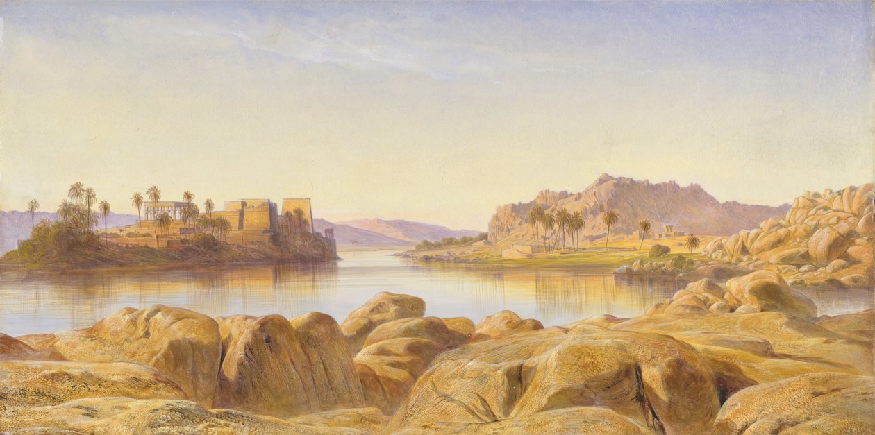 Philae, Egypt, 1863. od Edward Lear