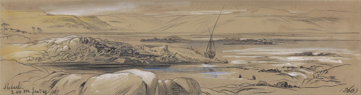 Shelaal, 2:30, 29. ledna 1867 (260) od Edward Lear