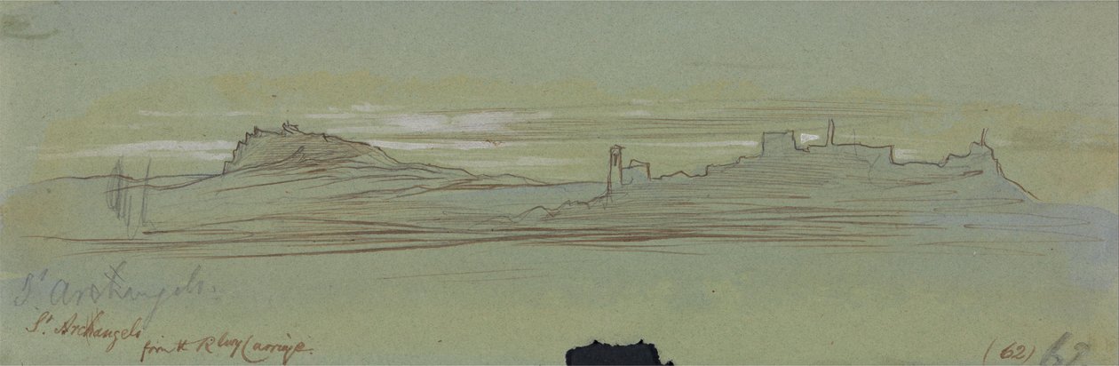 Svatý Archanděl z železničního vozu od Edward Lear
