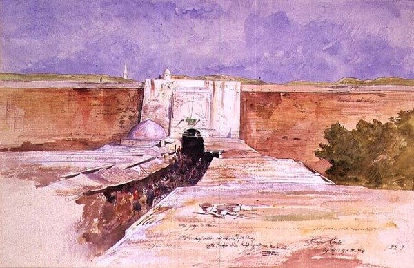 Bazar Kanea, Kréta od Edward Lear