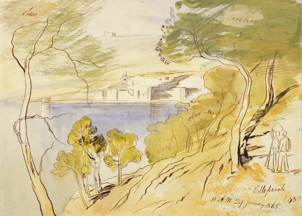 Villefranche od Edward Lear