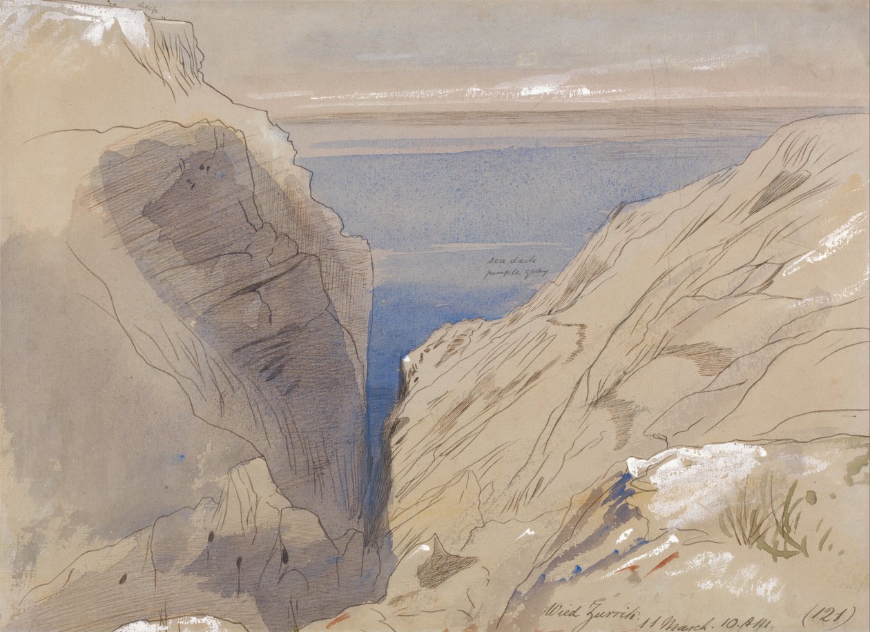 Wied Zurrik (Malta) od Edward Lear