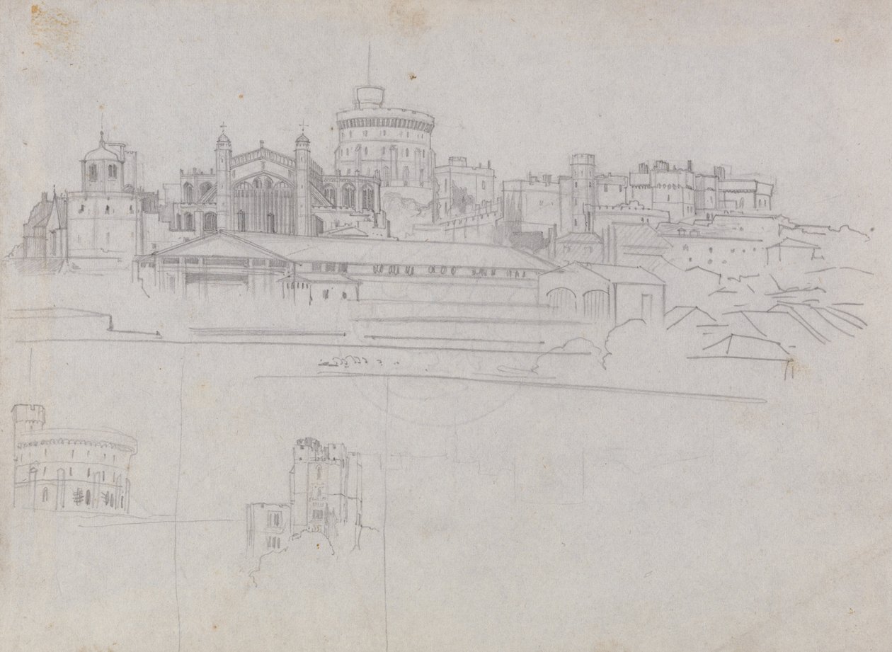 Hrad Windsor od Edward Lear