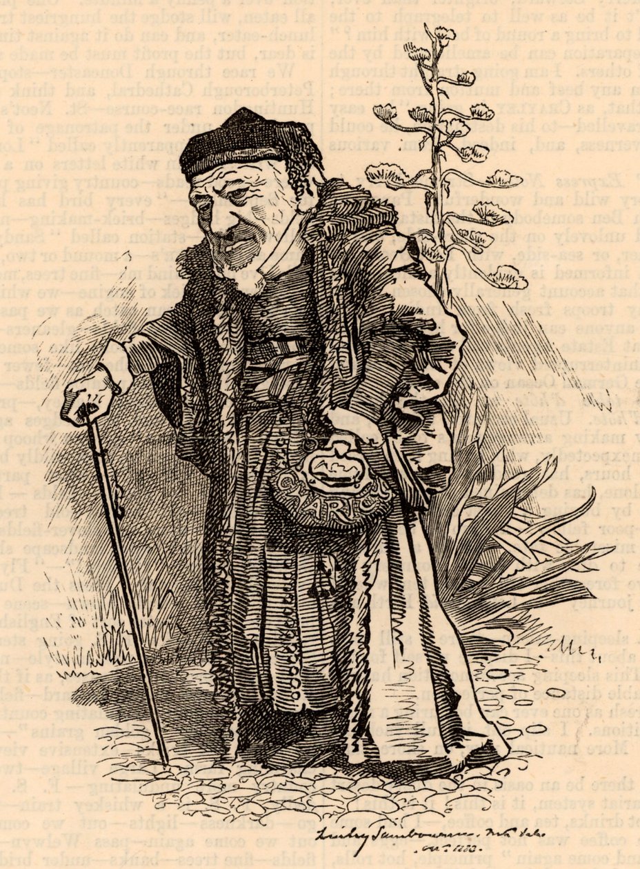 Moses Montefiore (1784-1885) od Edward Linley Sambourne