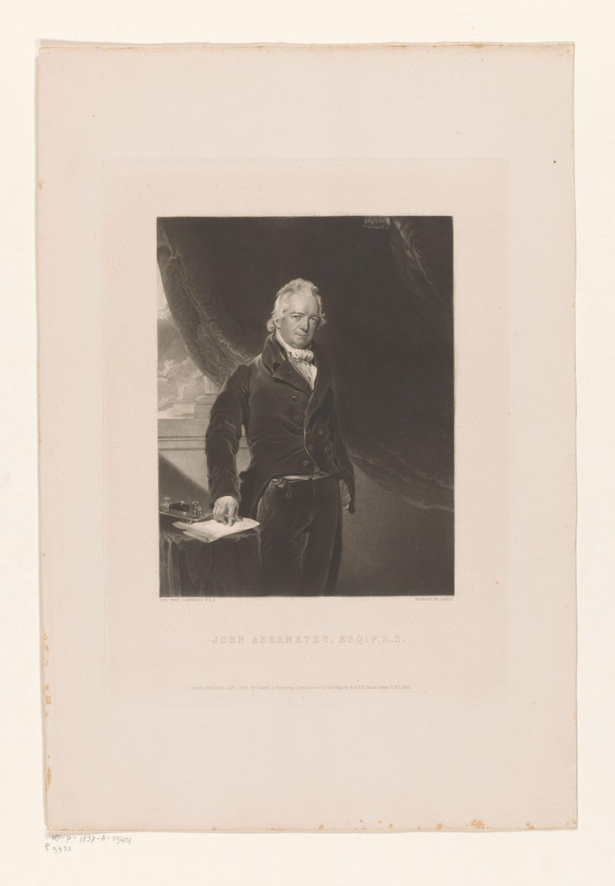 Portrét Johna Abernethyho Esqr. od Edward McInnes