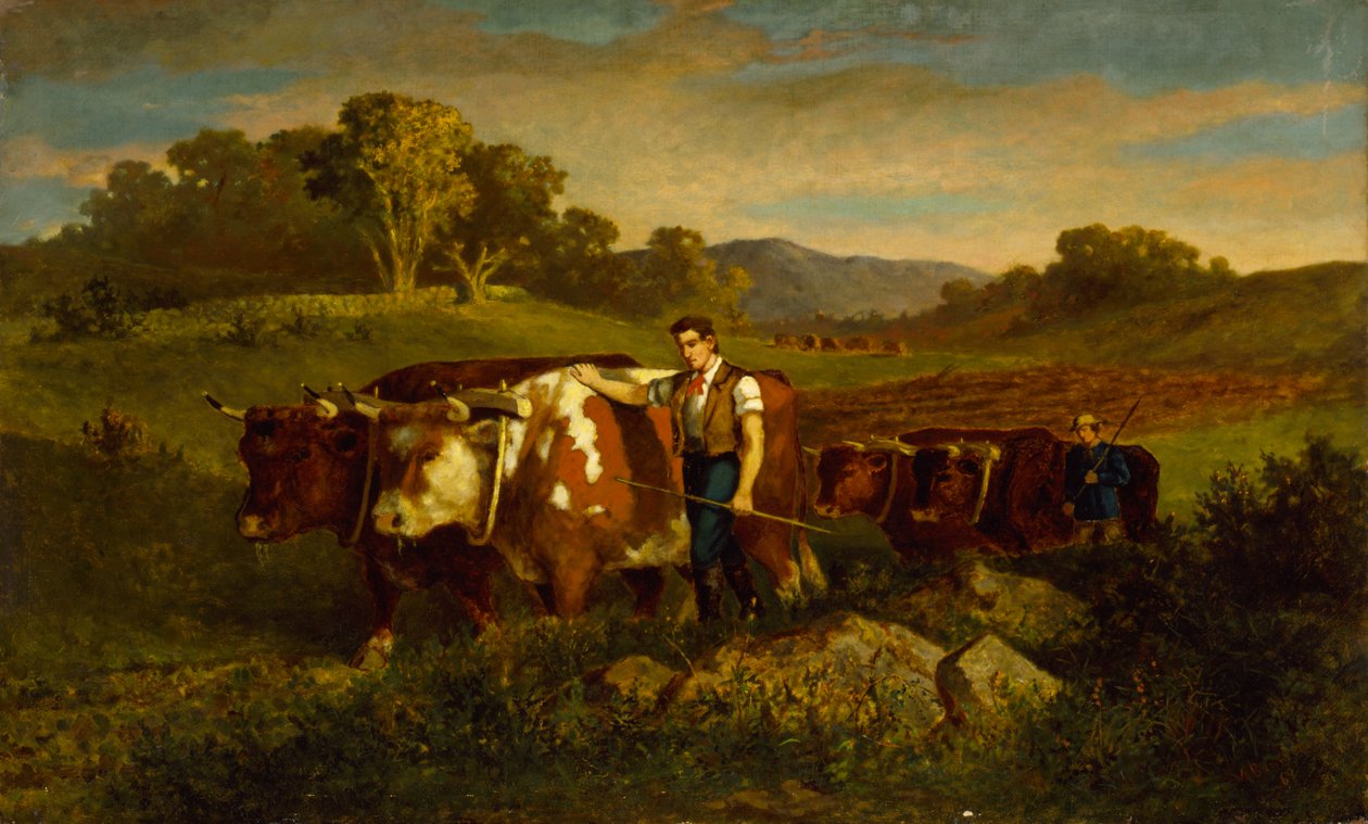 Pastevci s krávami, 1869. od Edward Mitchell Bannister
