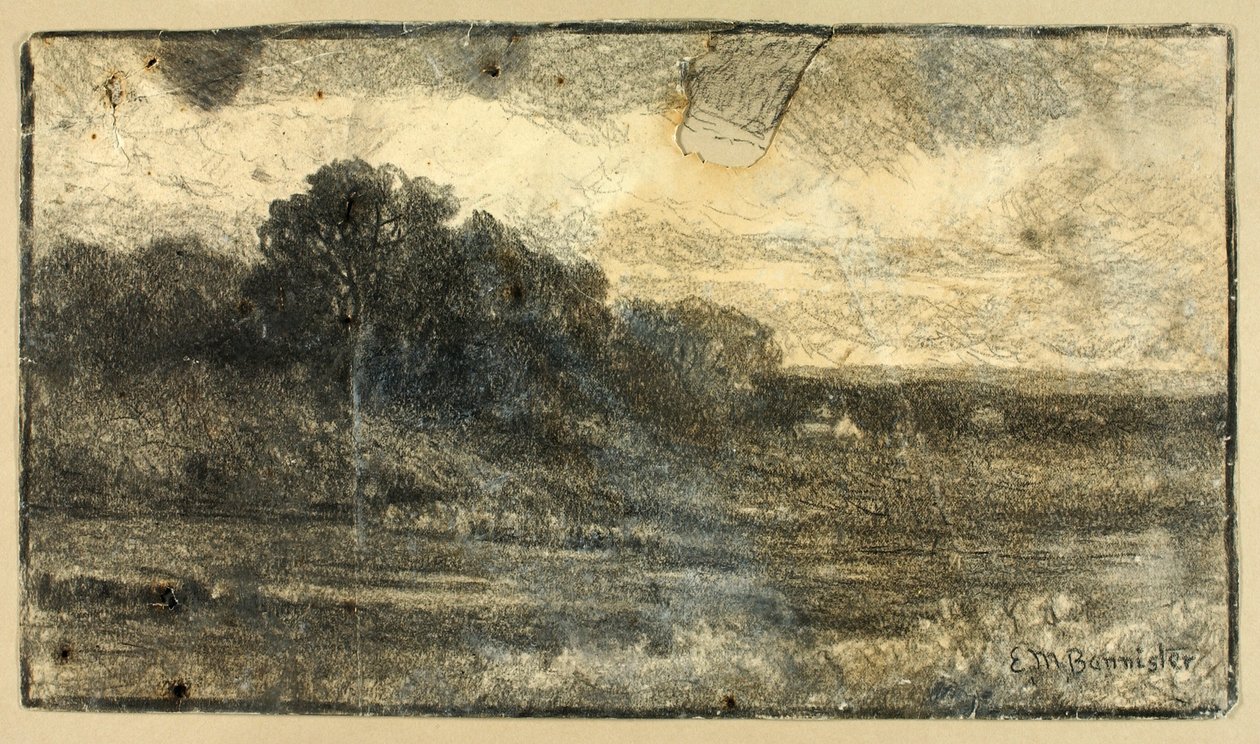 Krajina se stromy od Edward Mitchell Bannister